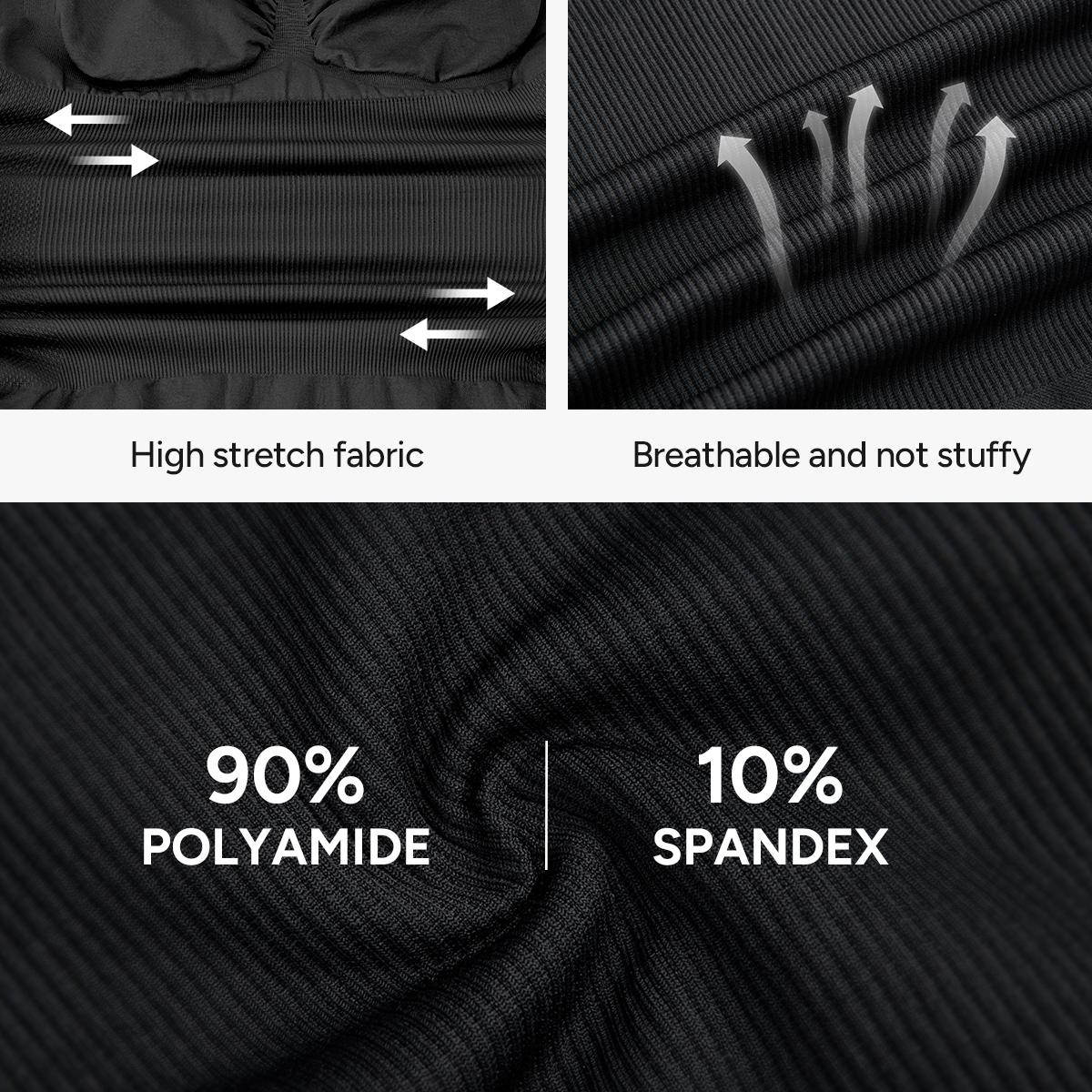 Nebility Women's Seamless Basic Shapewear - Comfortable Crewneck Sleeveless Bodysuit, Minimalist Womenswear for Daily & Outdoor Wear Curve Hugging Compression SpringStatements