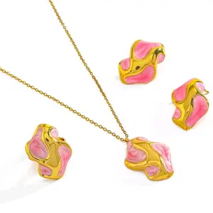 Fashion Stainless Steel Necklace Set