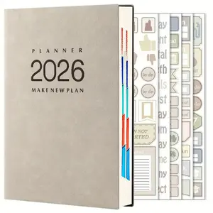 2026 Daily Planner, 365-Day Efficiency Organizer, Business Productivity Diary, Monthly & Weekly Planning, Self-Discipline Tracker, Planner Notebook, Office Stationery Supplies