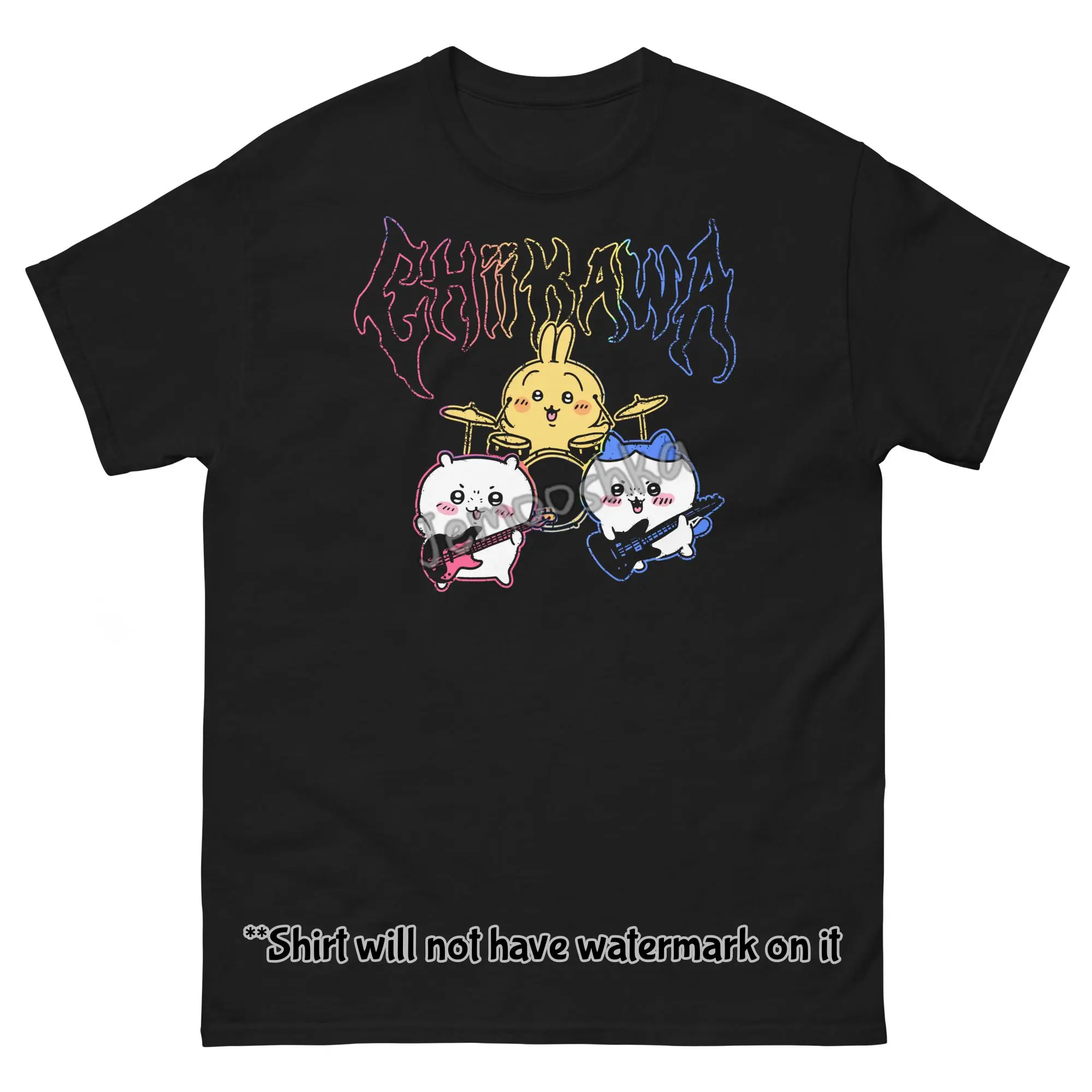 The Original 100% Cotton Metal Chiikawa Fanmade Shirt