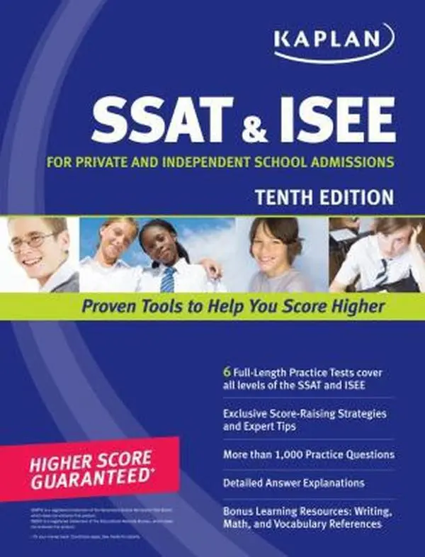 USED Book - Kaplan SSAT & ISEE: For Private and Independent School Admissions by Kaplan (Paperback) - english
