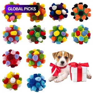 Gift for Pets, Dog Sniffing Ball, 1 Count Pet Food Snack Sniffing Ball Toy, Fun Teething and Food Dispensing Training Ball Toy for Dogs, Interactive Training Ball #GLOBAL PICKS