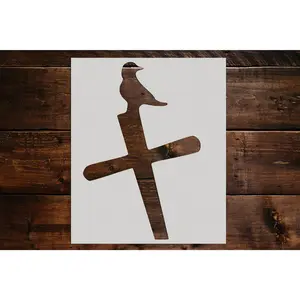 Cross Stencil - Art and Wall Stencil