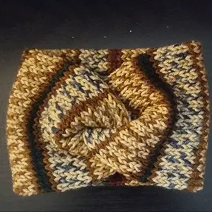 Wide Hand Knitted Earwarmer Headband