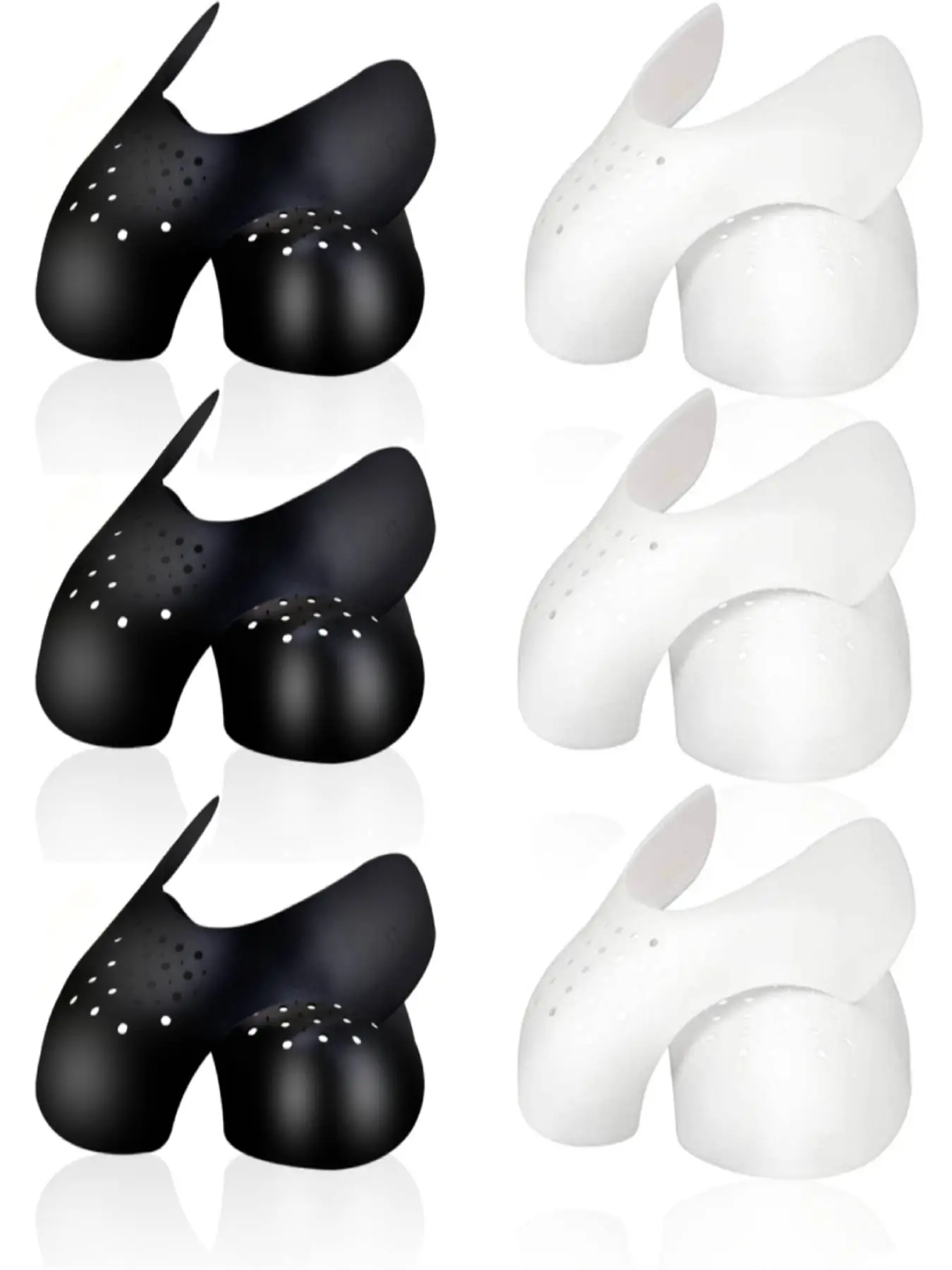 Shoes Crease Protectors, 6 Pairs Crease Protectors, Crease Guards, Shoe Protector Prevent Sneaker, for Men US Size 7.5-12, for Women US Size 5-8.5