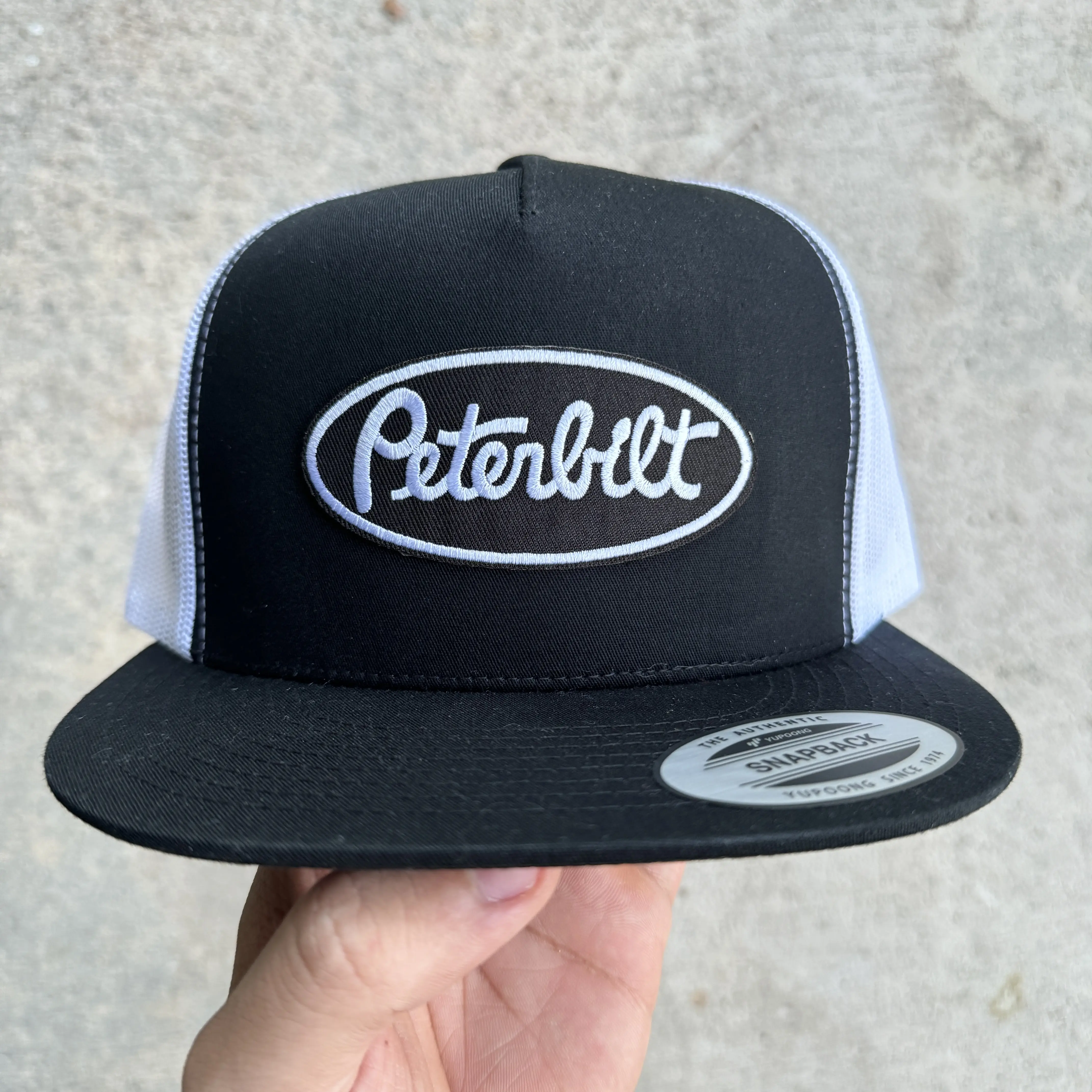 Peterbilt Vintage Snpaback Trucker Hat Mesh Back Yupoong 6006 trucker hat Peterbilt Vintage Snpaback Trucker Hat Mesh Back Yupoong 6006 trucker hat