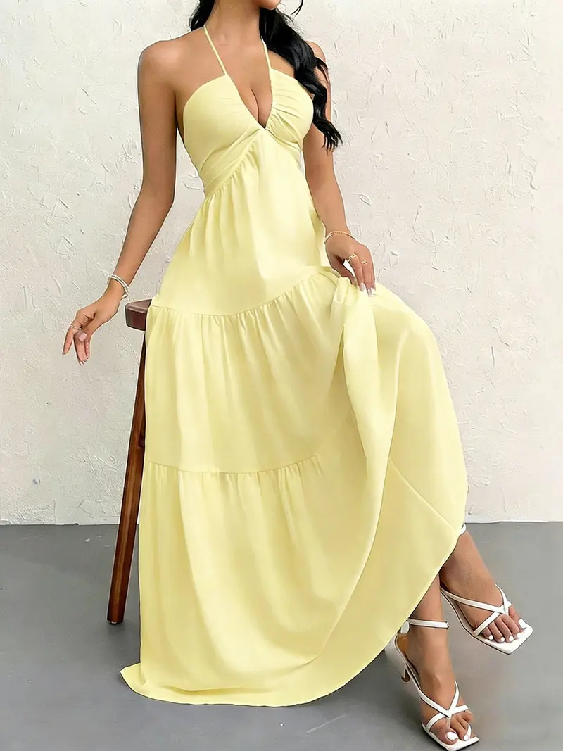 flowy yellow dress - TikTok Shop flowy yellow dress - TikTok Shop