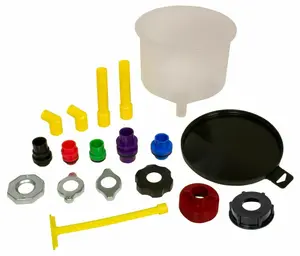 Lisle Master Spill-Free Kitchen Funnel Set, Cooling Straight Utensils with Secure Lid for Efficient Kitchen Transfer Tasks