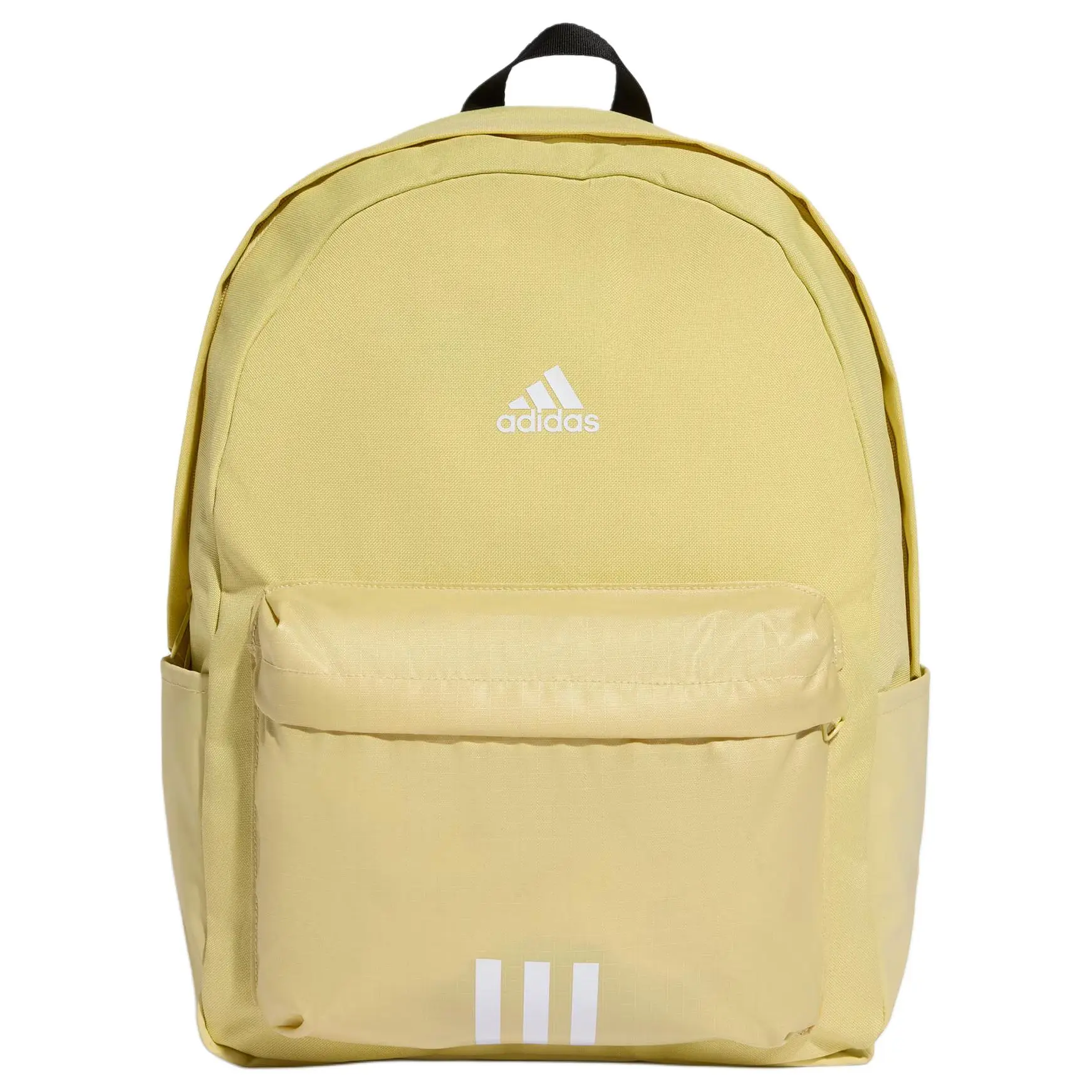 Women's Adidas Classic 27.5L Powder Yellow Recycled Polyester Backpack - Lightweight, Zippered School Bag for Versatile Sports Use, School Backpack, Lightweight Backpack