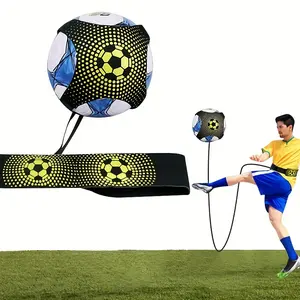 Adjustable Soccer Kick Trainer for Solo Practice - Durable Nylon, Ideal for Youngsters & Adults to Control Skills