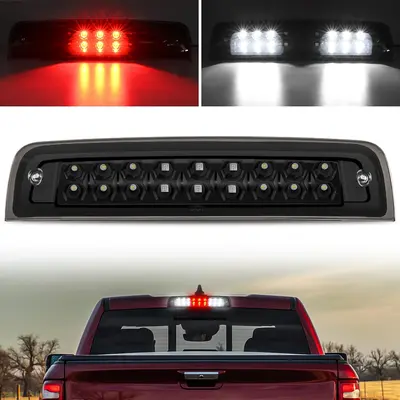 2009-2018 Ram 1500 Tail Light Left Side Tail Light For 2009-2018 Dodge Ram 1500/2500 – Driver Side, Red Lens, Chrome Housing, Halogen Rear Tail Light - Foto 11
