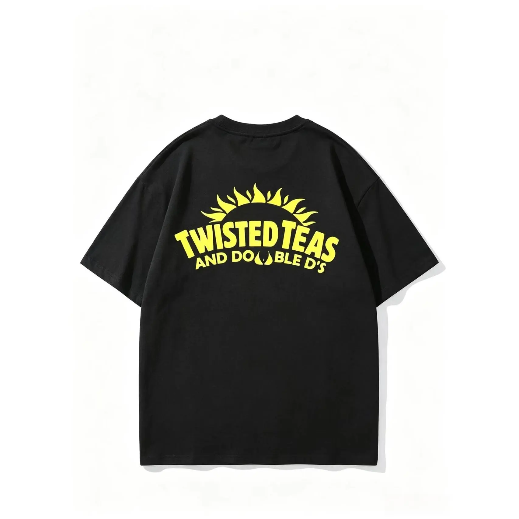 black t-shirt