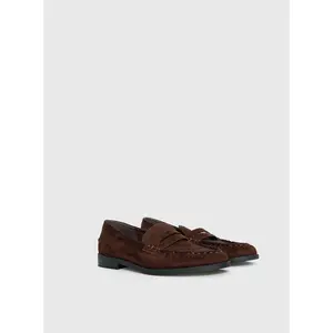 Therapy Albert Faux Suede Loafers Brown Therapy Albert Faux Suede Loafers Brown
