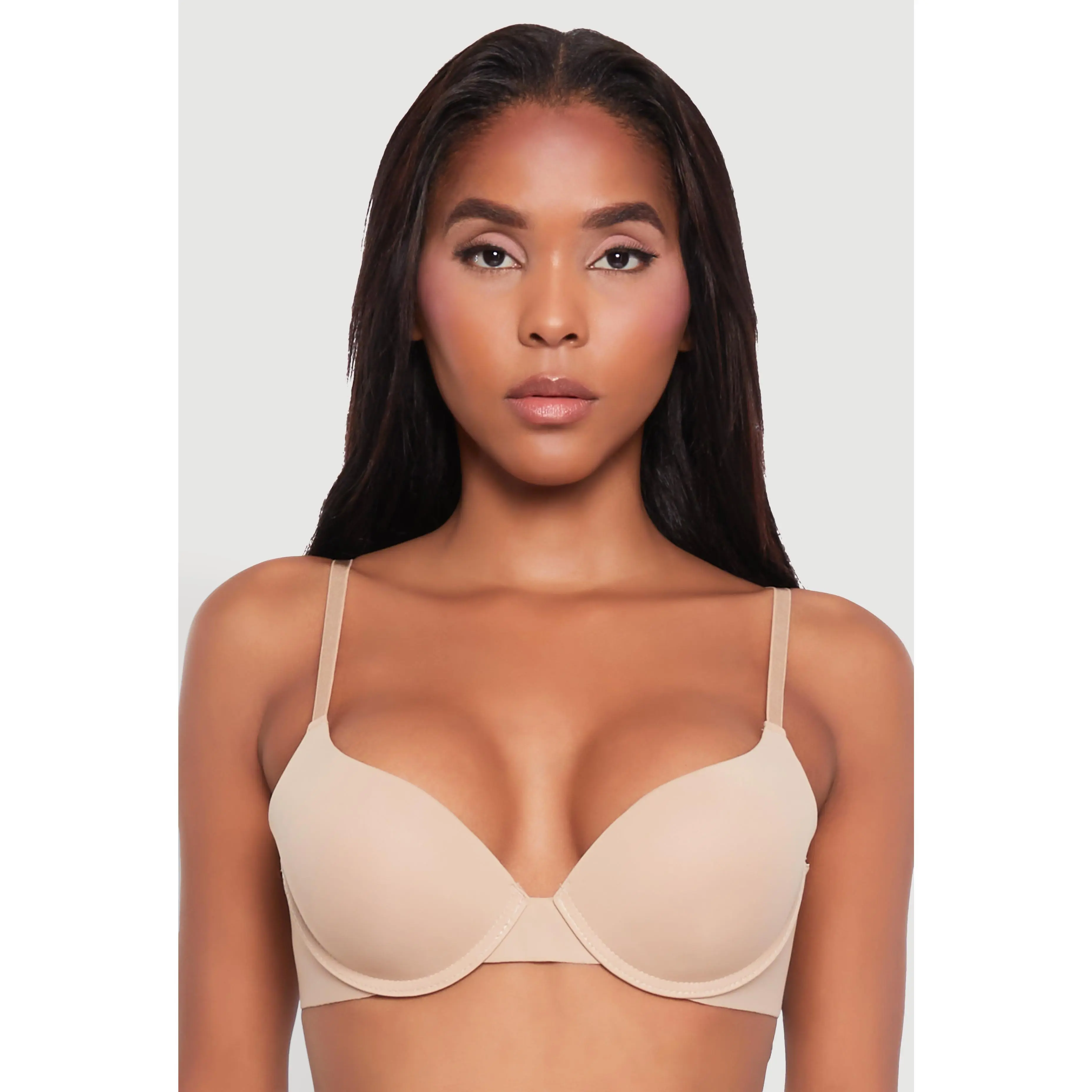 Trendy Seamless Adjustable Strap Padded Push Up Bra
