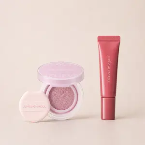 [Jungsaemmool] Artist Cushion Blush Blur x LIP-PRESSION Metal Serum Gloss Duo Set
