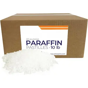 10 lb Fully Refined Paraffin  Pastilles, Paraffin  Candle Making Kit, Paraffin  Beads, Making, Canning, Waterproofing, Metal Preservation, and a Variety of Other Applications