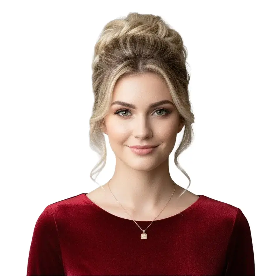 Women's Pre-Styled Dirty Blonde Synthetic Fiber Chignon Hair Bun - 40g-115g, Loose Waves, Chic Messiness, Classy, Casual, Volume-Boosting, Elastic Wrap for Thin Hair, All Seasons | Zebaish Wigs and Extensions