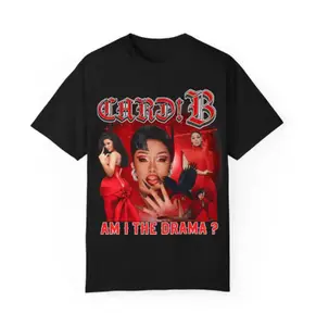 Car-B Inspired Little Miss Drama Tour 2026 New Shirt, Vintage Rap Concert Tee, Am I The Drama Fan Gift Tour 2026