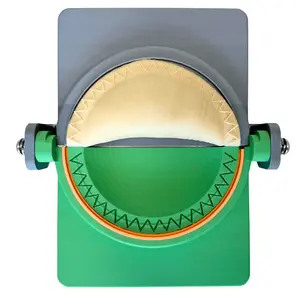 Empanada Press Sun Crimp + Built-In Dough Cutter | Rosette Maker, Quesadilla Crimper, Dumpling Maker Machine, Empanada Roller | PETG | Made in USA | 3.5" to 7"