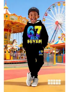 Boys' 3D Print Long Sleeve Pants and Hoodie Sweat Set, Matching Outfits Set, Casual Fitted Geometric Pattern, Spring Summer Fall Winter Sports Wear, Perfect Gift, Hoodies