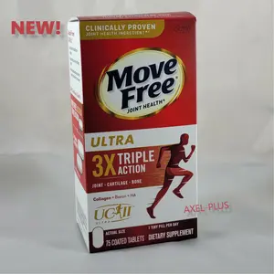 Schiff Move Free Ultra 3X Triple Action 75 Tablets NEW !