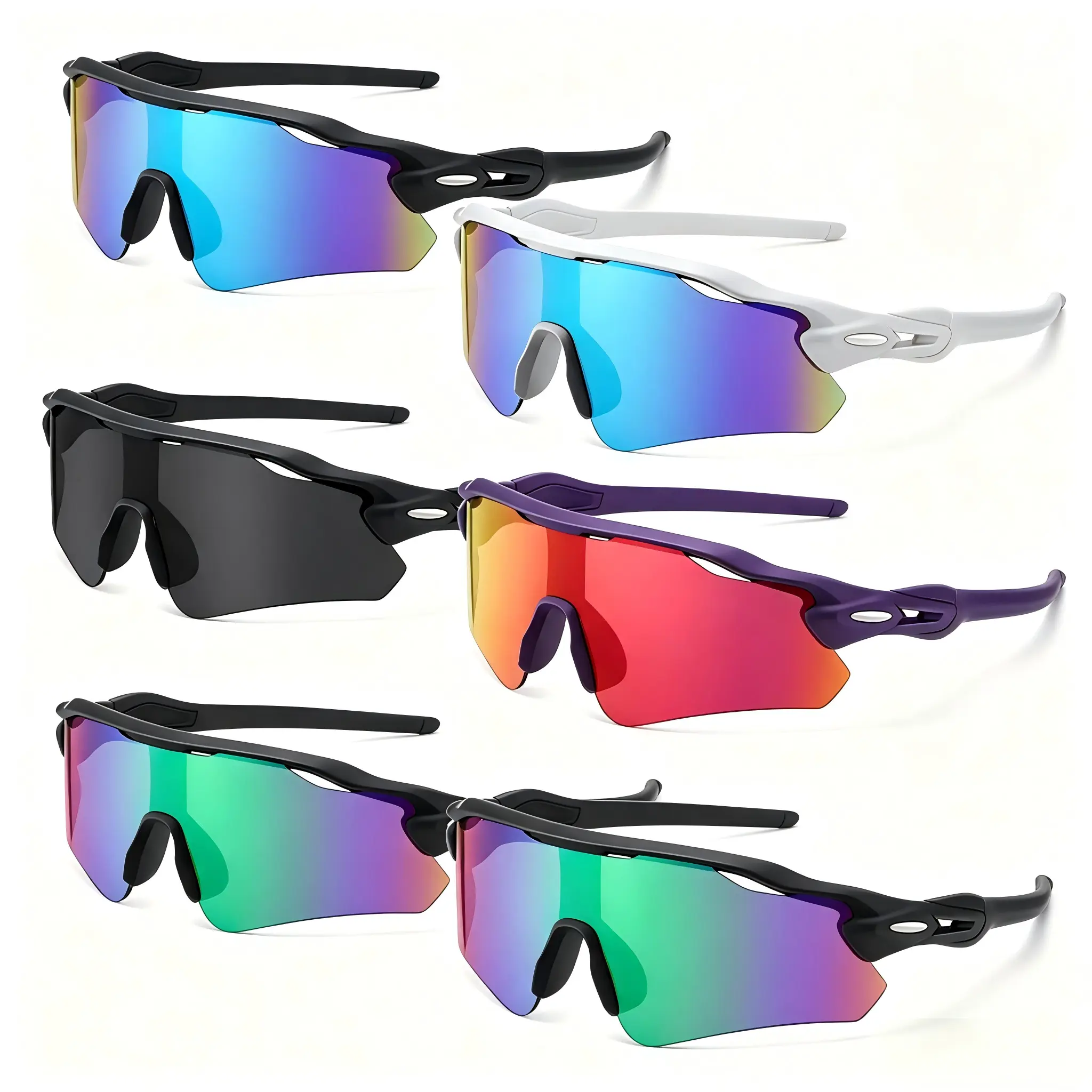Polarized Sports Sunglasses for Men Women Youth Baseball Cycling Running Driving Fishing Golf Motorcycle TAC Glasses