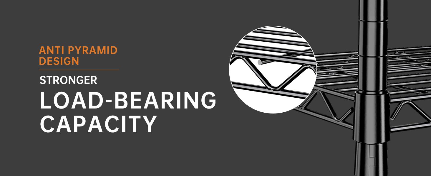 Raybee Shelf Wire Metal Shelving Storage Utility Rack Adjustable Shelves, Standing Shelf Units for Laundry Kitchen Pantry Closet Balcony Plant Pot Greenhouse Raybee Shelf Wire Metal Shelving Storage Utility Rack Adjustable Shelves, Standing Shelf Units for Laundry Kitchen Pantry Closet Balcony Plant Pot Greenhouse