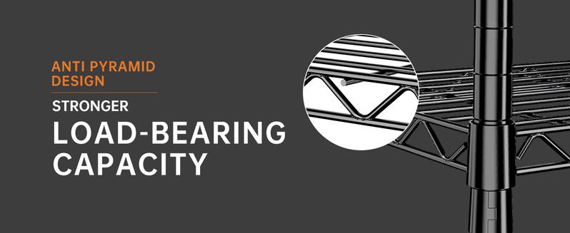 Raybee Shelf Wire Metal Shelving Storage Utility Rack Adjustable Shelves, Standing Shelf Units for Laundry Kitchen Pantry Closet Balcony Plant Pot Greenhouse Raybee Shelf Wire Metal Shelving Storage Utility Rack Adjustable Shelves, Standing Shelf Units for Laundry Kitchen Pantry Closet Balcony Plant Pot Greenhouse