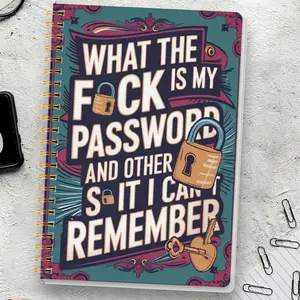 1pc Simple Password Book, Planner Notebook, Minimalist Advanced Address Password Manager With Website Password Quick Access Username And Password Storage Perfect For Home Office Internet Computer Logins, Great Holiday Gifts