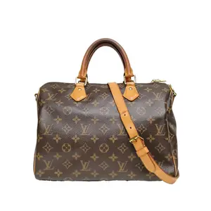 Pre-owned Louis Vuitton 【Dina】LOUIS VUITTON Speedy 30 with Shoulder Strap Monogram