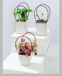 Pack of 3, Waterproof Flower Gift Bags, Various Colors | W9640