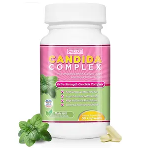 Cyrixs Health Candida Complex | Boost Your Immune System | All Natural Gut Cleanse with Herbs, Antifungals, Enzymes and Probiotics | Eliminates Candida | Prevents Reoccurrence