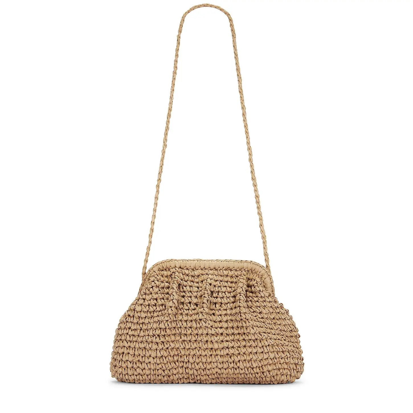 Hat Attack Frame Clutch in Natural