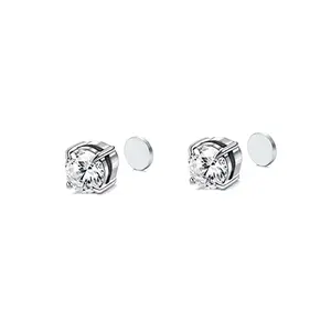 Stainless Steel Magnetic Stud Earrings: Non-Piercing Clip-ons for Men & Women