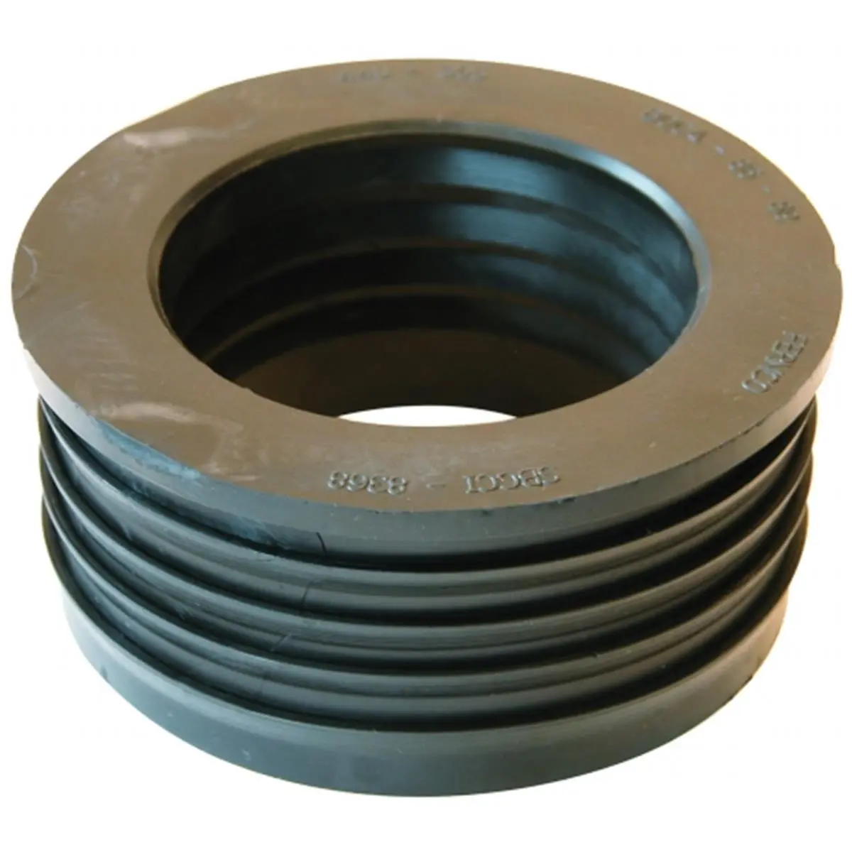 212 MAIN Flexible PVC Bushing - 4in. x 3in. Compression-Fit Pipe Seal, Strong Long-Lasting Joint Donut Ring for Sports & Outdoor Cycling Equipment