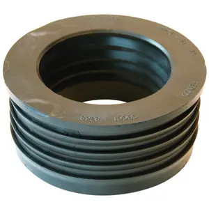 212 MAIN Flexible PVC Bushing, 4in. x 3in. Compression-Fit Pipe Seal, Donut Ring for Sports & Outdoor Cycling Equipment, Pipe Seals