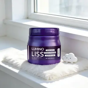 Lumino Liss Hair Correction Cream 250g Protein Correction with Keratin for Frizz Control Straightening & Youthful Hair Strengthening Formula