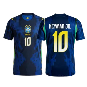 2026 New Brazil Away Blue No.10 Neymar Short-sleeved Football Jersey Fan Version