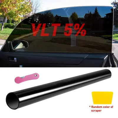 5% VLT Ceramic Car Window Tint Film - (20in