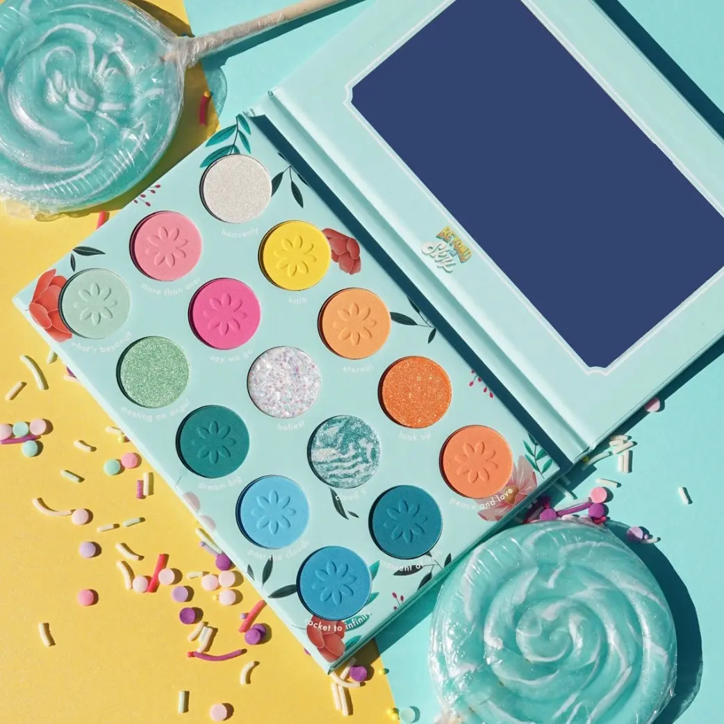 Kara Beauty BEYOND THE SKY Eye Palette Matte Mettalic Satin Eyeshadow Makeup Blend Color Pack Cosmetic