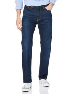 Levi's Men's 505 Mid Rise Regular Fit Straight Leg Full Fit Jeans Heavyweight