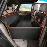 Pecute Dog Car Back Seat Extender Backseat Protector - Oxford Fabric with Waterproof Coating, Impact Foam Cushion, Hard Bottom, Splash-proof Cover, Zipper, 400lbs Capacity, Machine Washable, Car Seat Cover, TikTokShopBlackFriday Sale Pet Travel Accessory