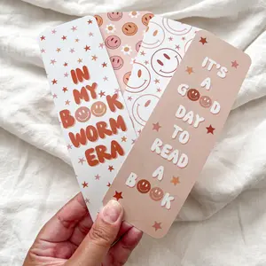 Retro Happy Bookmarks