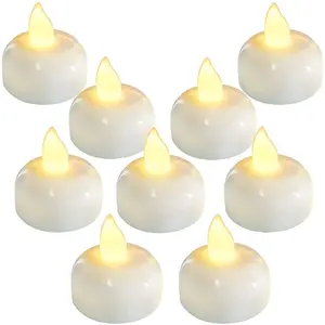 24 Pack  Floating Tealights Candles - Wedding, Party, Centerpiece, Pool & SPA Home Living Room Bathroom Interi graduation decorations or Decorative Lighting Water Proof Ornaments Decorating christmas decorations christmas lights