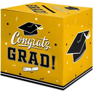 Graduation Decorations  Graduation Card Box, Party Favors, Yellow