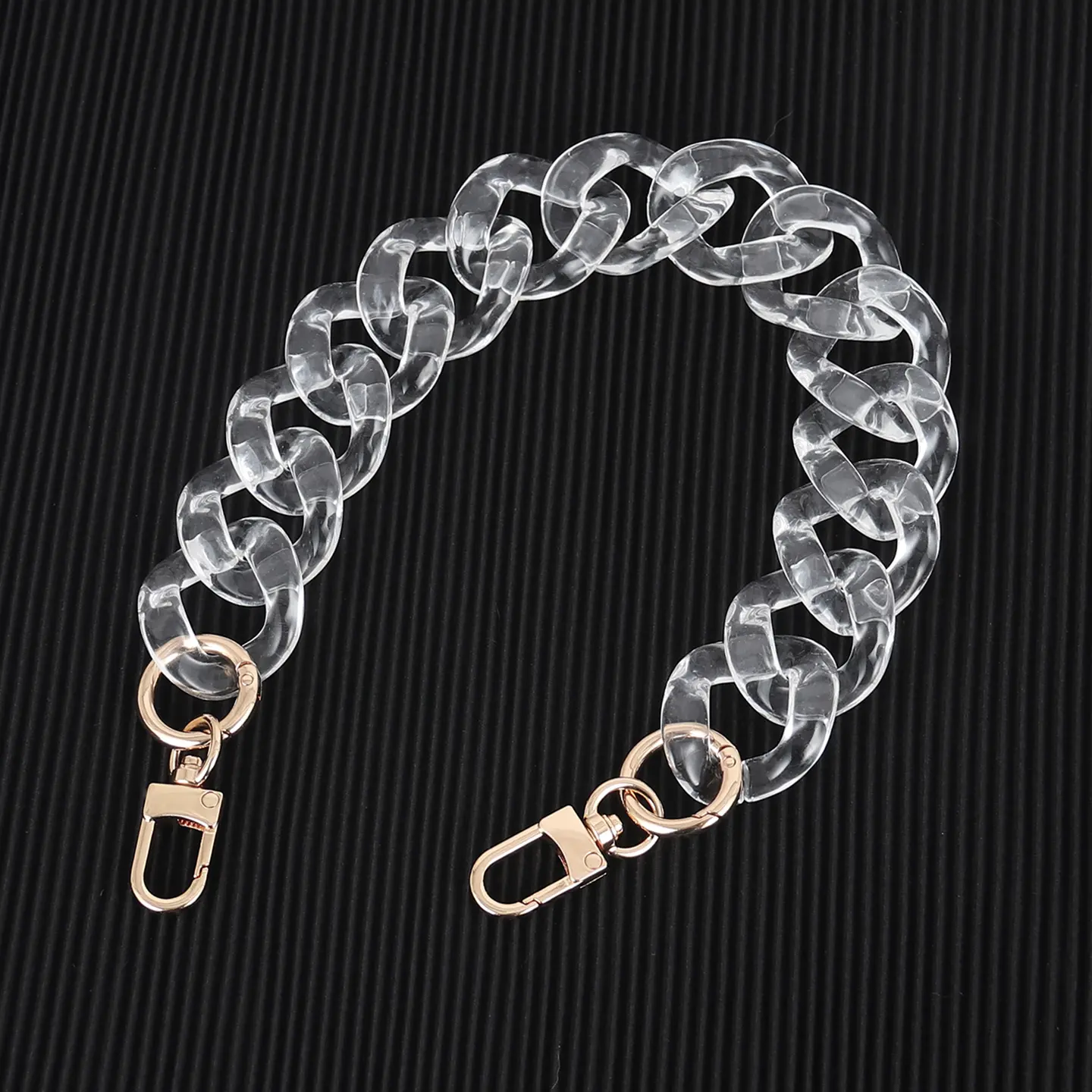 Bag strap Acrylic Luxe Bag Chain 16" Multi-Use Handle Strap & Décor Stylish Versatile for Enhancing Bag Style and Functionality Bagchain Handbag Accessory