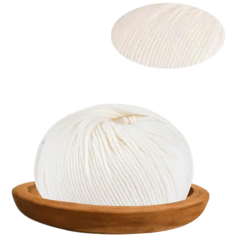 100% Merino Wool Yarn, 4 Strands, 140 Yards 50g/1.76oz, 6-Ply Soft Yarn for Knitting & Crocheting