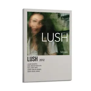 Lush-Mitski Album Canvas Painting Oil Painting Wall Art Canvas Poster Decorative Painting Corridor Decoration Home Ornaments Photo Artistic Room Wood Print