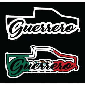 Guerrero Decal Trokita Decal Car Window Laptop Vinyl Sticker Mexico Truck GRO