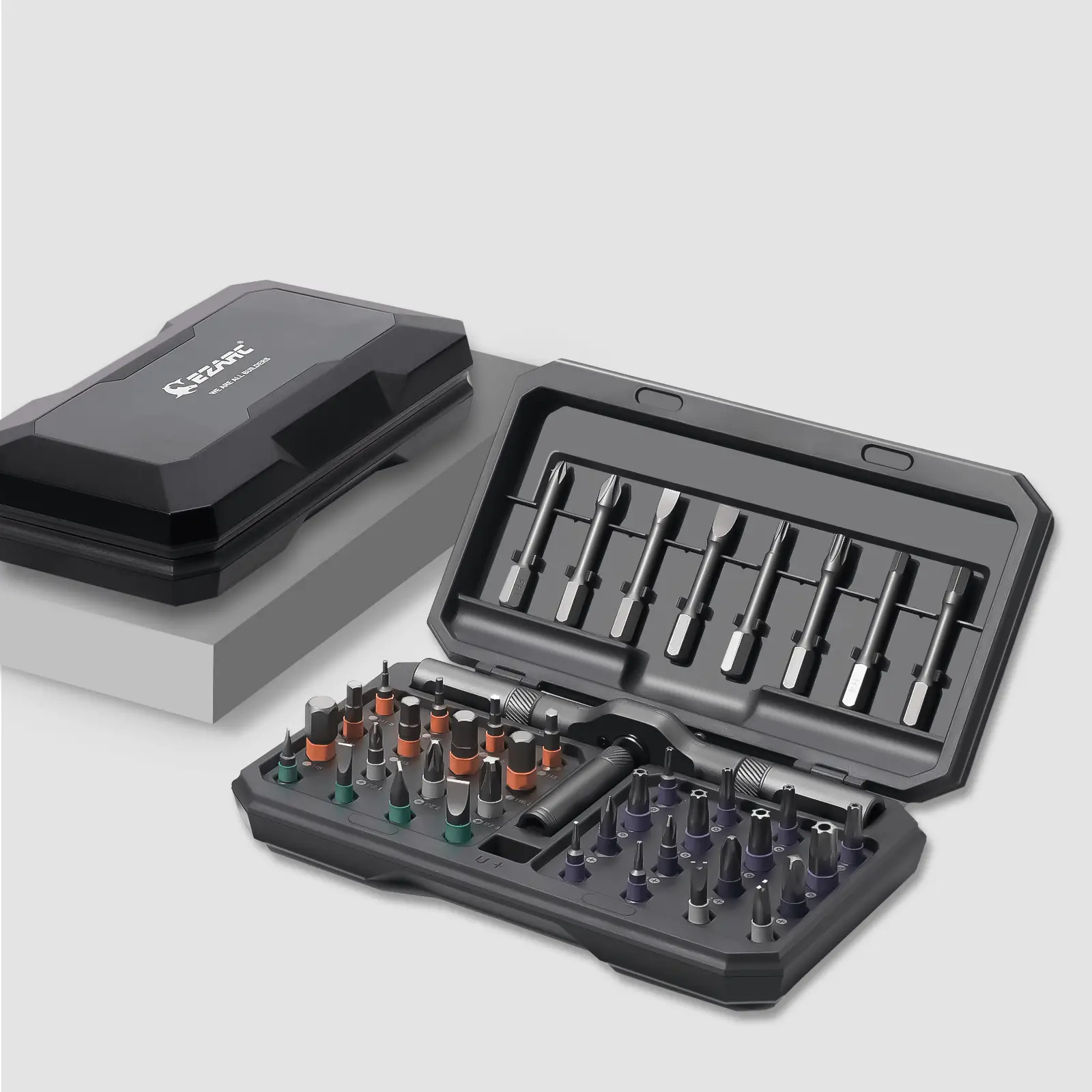 EZARC Precision Ratchet Magnetic Screwdriver Set, Home Repair Tool Kit for Furniture Bicycle Computer Electronics Maintenance ratcheting screwdriver